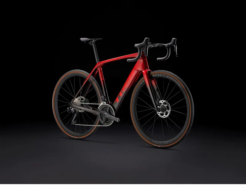 Trek Domane SLR 6 Road Bike in Metallic Red Smoke Red Carbn Smoke